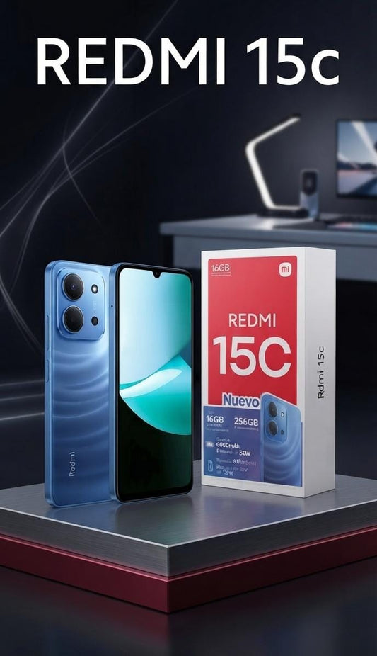 📱 Redmi 15C –128 GB + 4 RAM  Potencia, autonomía y rendimiento para tu día a día