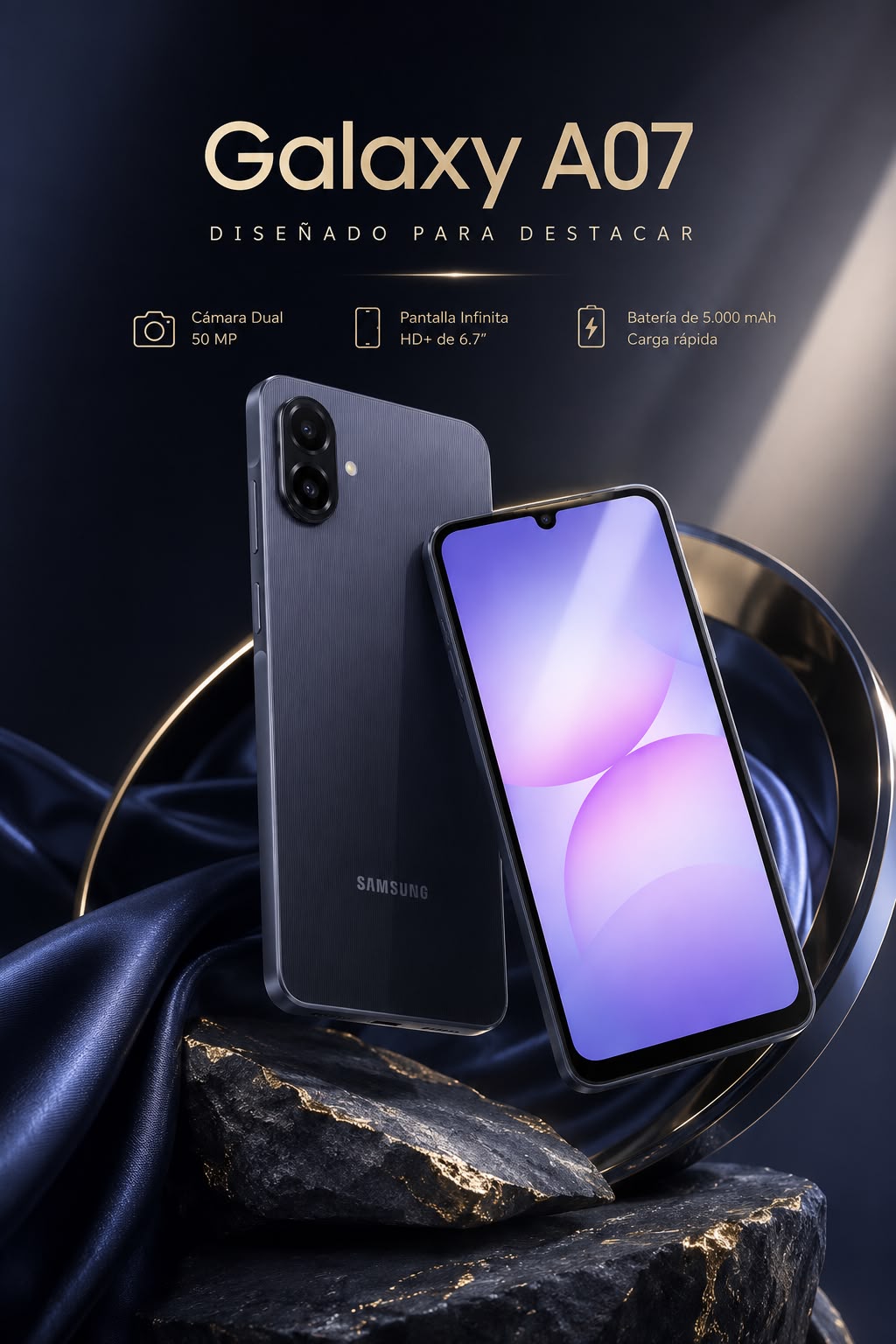 📱 Samsung A07 128 GB  4 GB RAM