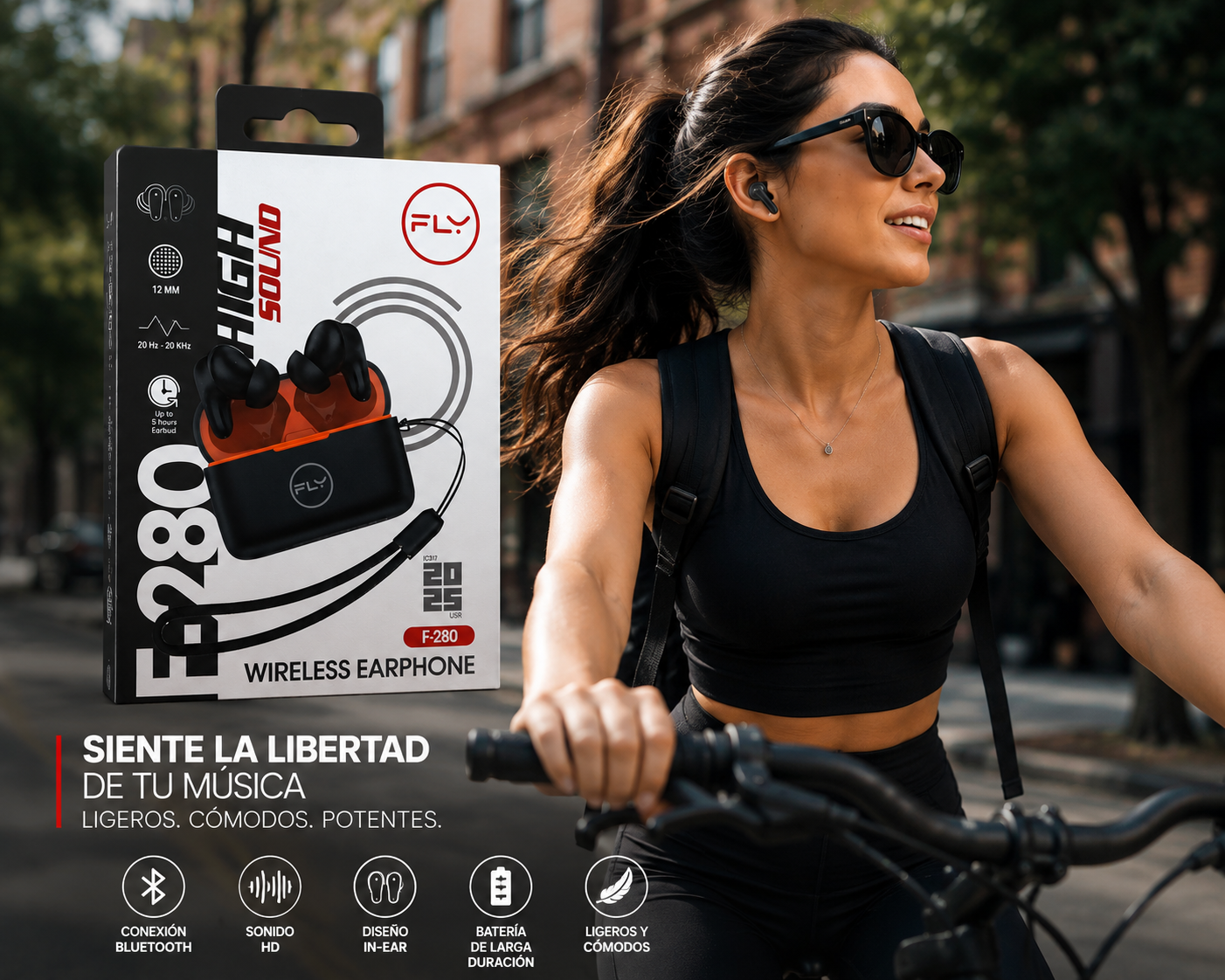 🎧 AUDÍFONOS INALÁMBRICO F-280
